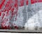 Flash Furniture Red 2' x 7' Modern Swirl Pattern Area Rug OKR-RG1103-27-RD-GG - alternate 4